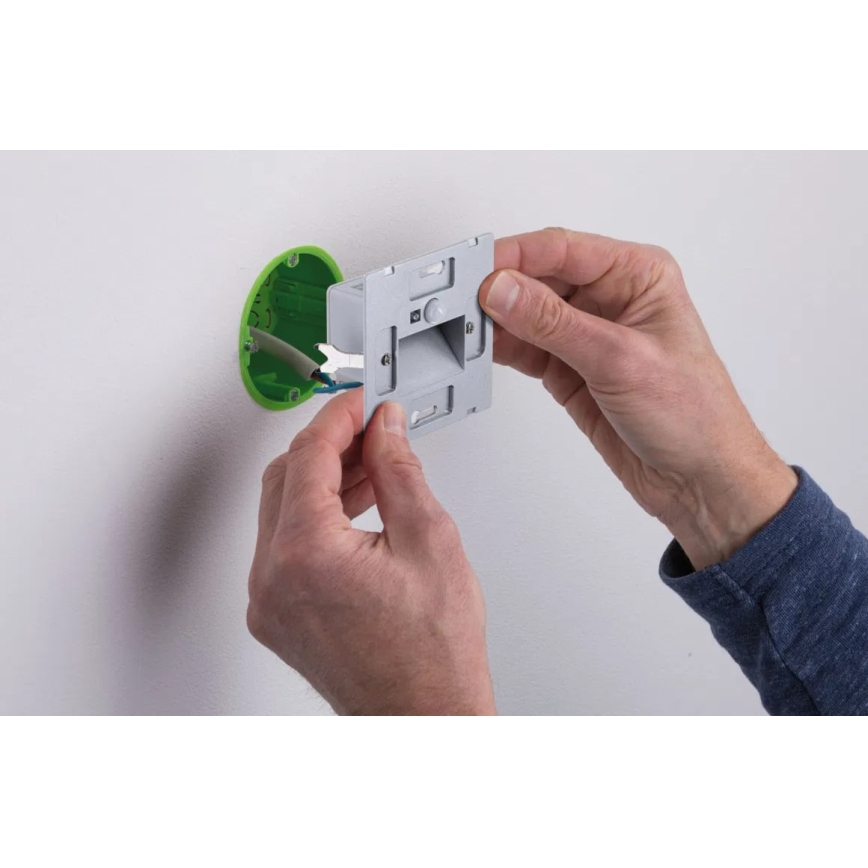 Paulmann  93135 - LED/1,2W Schodišťové svítidlo se senzorem EDGE 230V černá